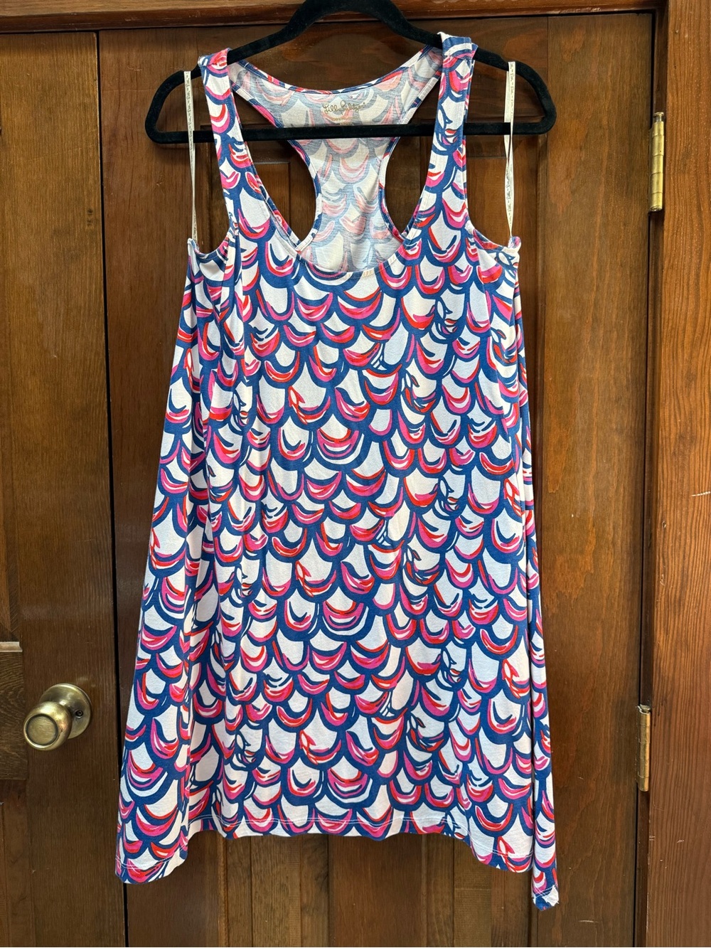 Lilly Pulitzer 100% Pima Cotton Racerback Swing Tank Dress